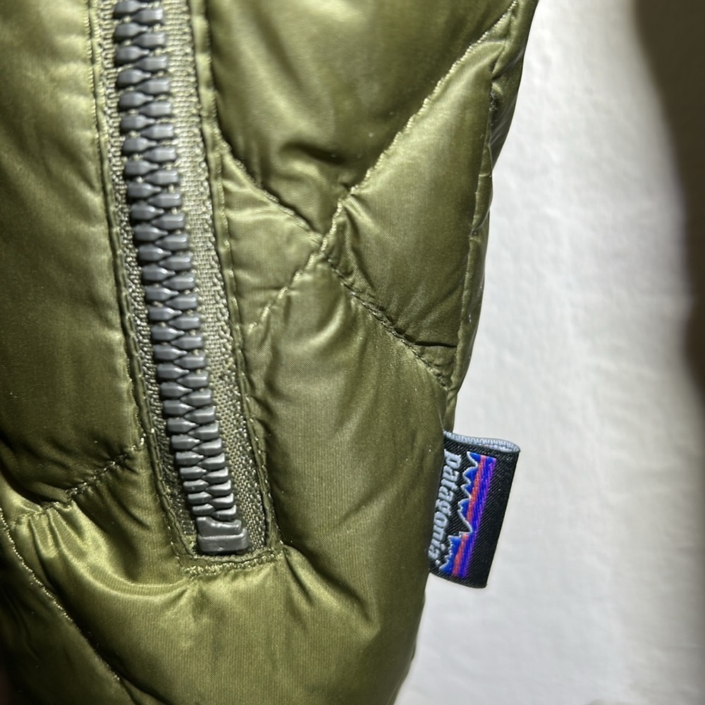 Patagonia Women’s Prow Bomber Down Jacket Buffalo Green Size XS - Picture 6 of 9